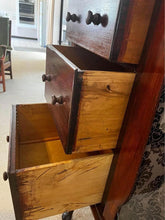 Load image into Gallery viewer, Antique Wooden Display Cabinet with Drawers
