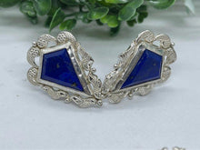 Load image into Gallery viewer, Afghan Top quality genius Lapis earrings, sterling silver handmade
