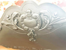 Load image into Gallery viewer, Elegant Vintage Black Bed Frame with Intricate Carvings double frame double bed
