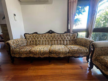 Load image into Gallery viewer, Antique Italy Rococo style sofa set 4 seat +2 x single sofas refurbished

