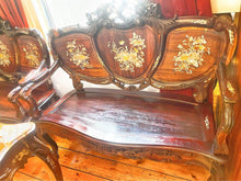 Load image into Gallery viewer, A set of Mother of Pearl Inlay Antique Chinese Armchairs 6 seats
