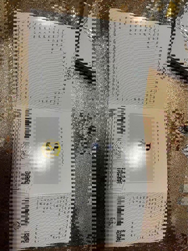 1.6 ct natural cornflower blue sapphire Sri Lanka region with certificate oval