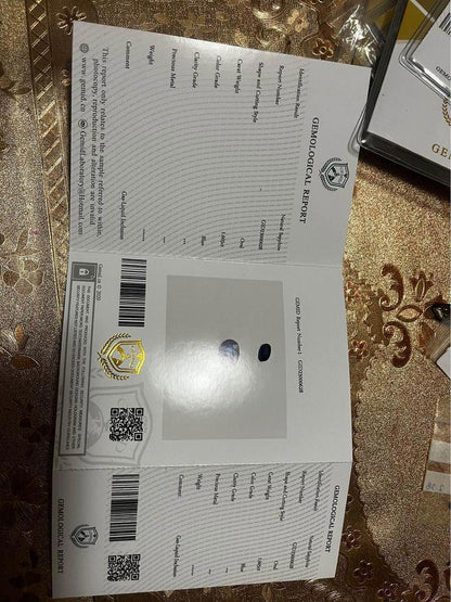 1.6 ct natural cornflower blue sapphire Sri Lanka region with certificate oval