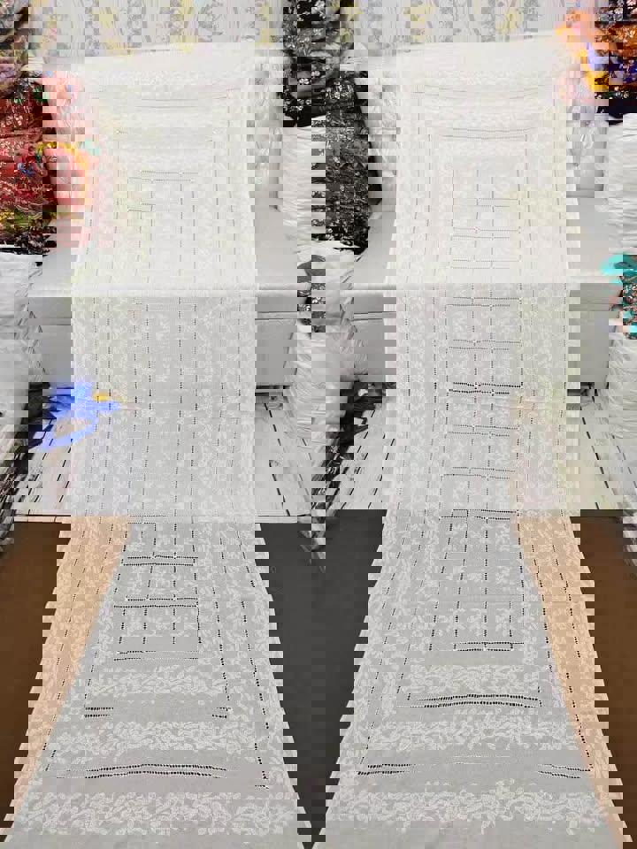 Purely handmade shawls hand craft 3000+hours work highly quality cotton colorful