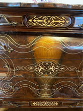 Load image into Gallery viewer, 114x52x110cm antique French style chest of drawers dresser sideboard solid timb
