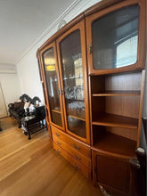 Load image into Gallery viewer, Excellent condition Antique Australian made timber wall unit 45+90+45cm 193cm h

