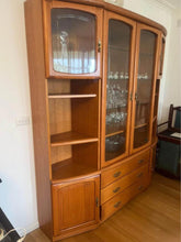 Load image into Gallery viewer, Excellent condition Antique Australian made timber wall unit 45+90+45cm 193cm h
