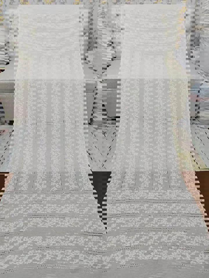 Purely handmade shawls hand craft 3000+hours work highly quality cotton colorful