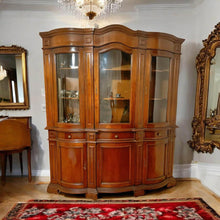 Load image into Gallery viewer, Perfect condition wall unit mahogany buffet sideboard vintage
