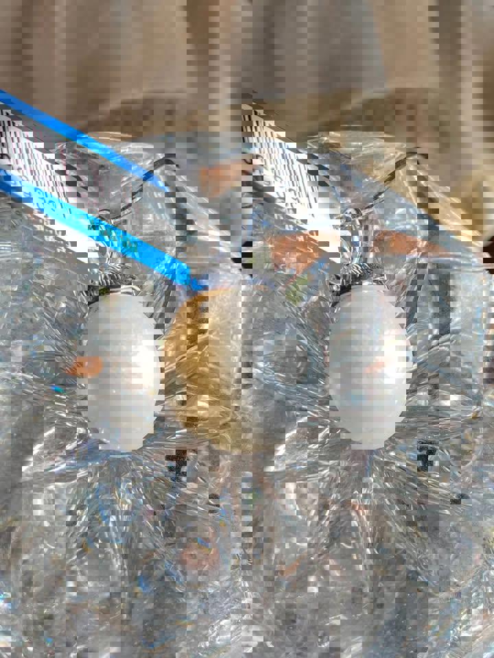 16mm giant natural pearl pendent in s925 necklace with certificate