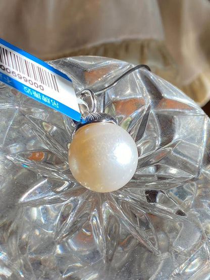 16mm giant natural pearl pendent in s925 necklace with certificate