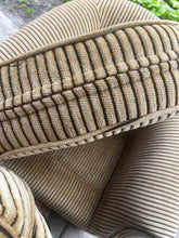 Load image into Gallery viewer, Super comfy armchairs with wheels excellent conditions feather cushions removabl
