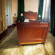 Load image into Gallery viewer, Victoria Ash timber vintage single bulk bed with two single mattresses
