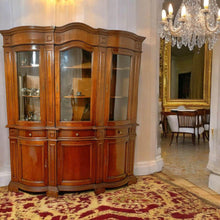 Load image into Gallery viewer, Perfect condition wall unit mahogany buffet sideboard vintage
