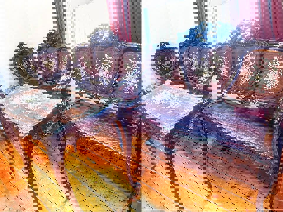 A set of Mother of Pearl Inlay Antique Chinese Armchairs 6 seats