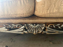 Load image into Gallery viewer, Large sofa set 1.8m +1.5m 3 seats +2 seats +2 single sofas 7 seats antique style lounge set timber
