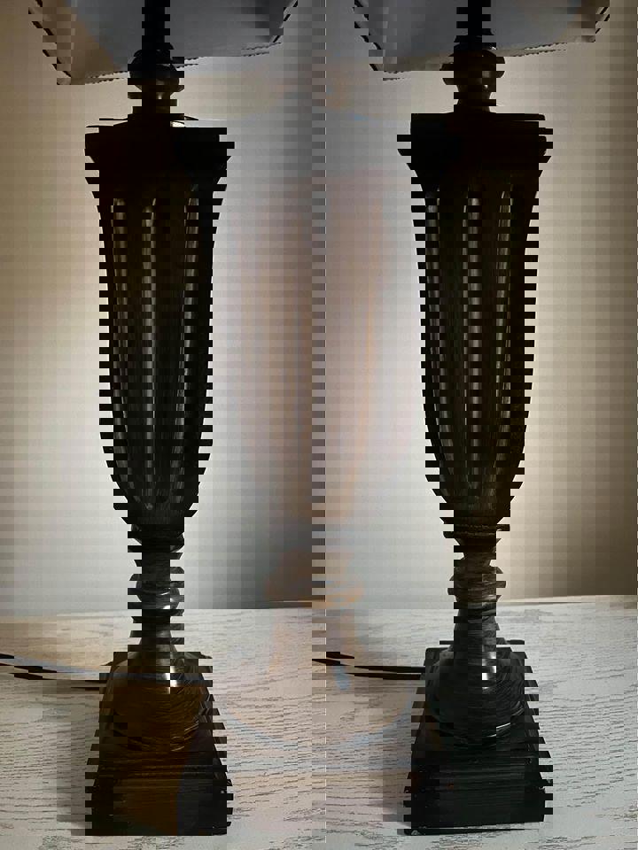 Antique lamp 75 cm tall 23 cm width