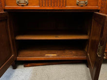 Load image into Gallery viewer, 183x60x200h cm Antique Victorian Sideboard in Carved Walnut solid timber
