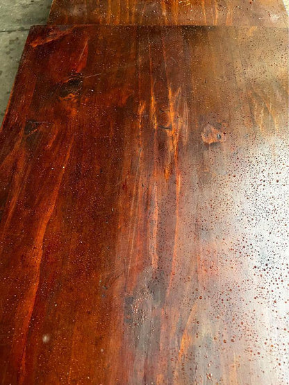 2.2m long TV cabinet solid timber TV stand entertainment table