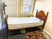 Load image into Gallery viewer, Excellent condition Vintage single bed frame with high quality latex single mattress
