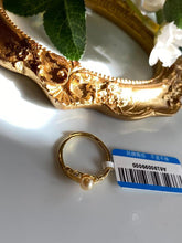 Load image into Gallery viewer, Natural South Sea golden pearl ring in s925 adjustable
