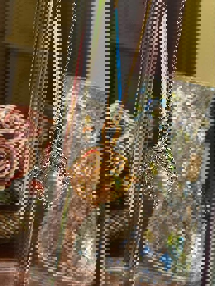 South Sea natural golden pearl swing earl pendant gold plated silver pendent