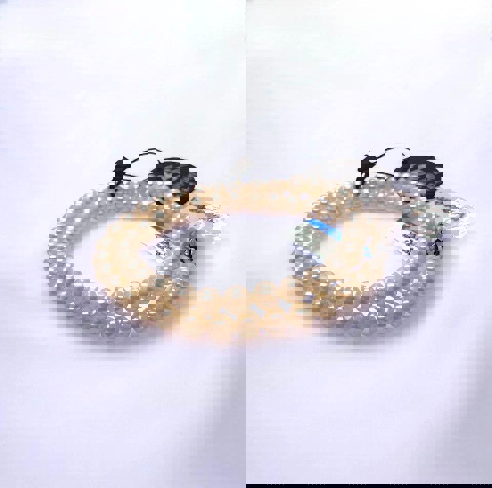 7-8mm S925 AAA Freshwater Pearl Necklace with certificate Christmas gift