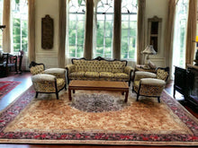 Load image into Gallery viewer, Antique Italy Rococo style sofa set 4 seat +2 x single sofas refurbished
