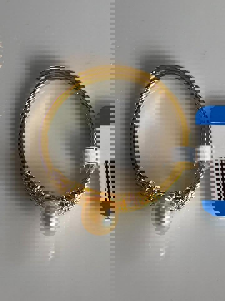 Natural South Sea golden pearl ring in s925 adjustable