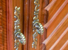 Load image into Gallery viewer, Vintage solid timber sideboard hall table cabinet chest of drawers dresser
