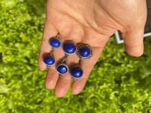 Load image into Gallery viewer, Afghan top quality lapis adjustable rings in 925 silver handmade each piece
