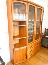 Load image into Gallery viewer, Excellent condition Antique Australian made timber wall unit 45+90+45cm 193cm h
