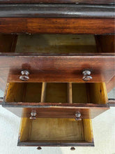 Load image into Gallery viewer, Antique Wooden Display Cabinet with Drawers
