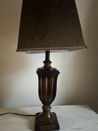 Antique lamp 75 cm tall 23 cm width
