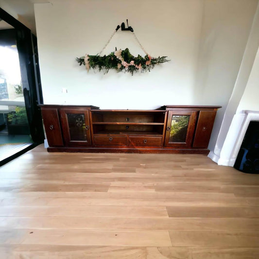 solid wood long TV unit220 (w) x 60 (h) x 53 (d) entertainment unit