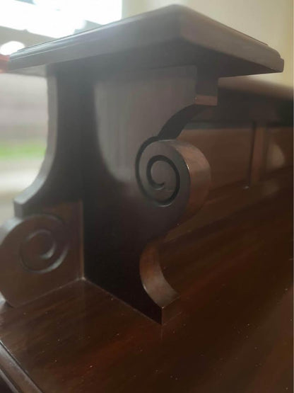 Henry II Walnut Server antique French walnut solid timber sideboard hall stall