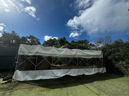 Extra heavy duty tent with wheels steel 3x9m temporary garage/storage/shed