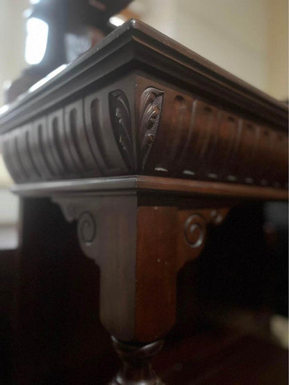 Henry II Walnut Server antique French walnut solid timber sideboard hall stall