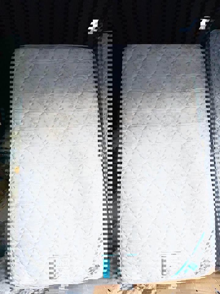 King Koil double pillow top queen mattress queen bed