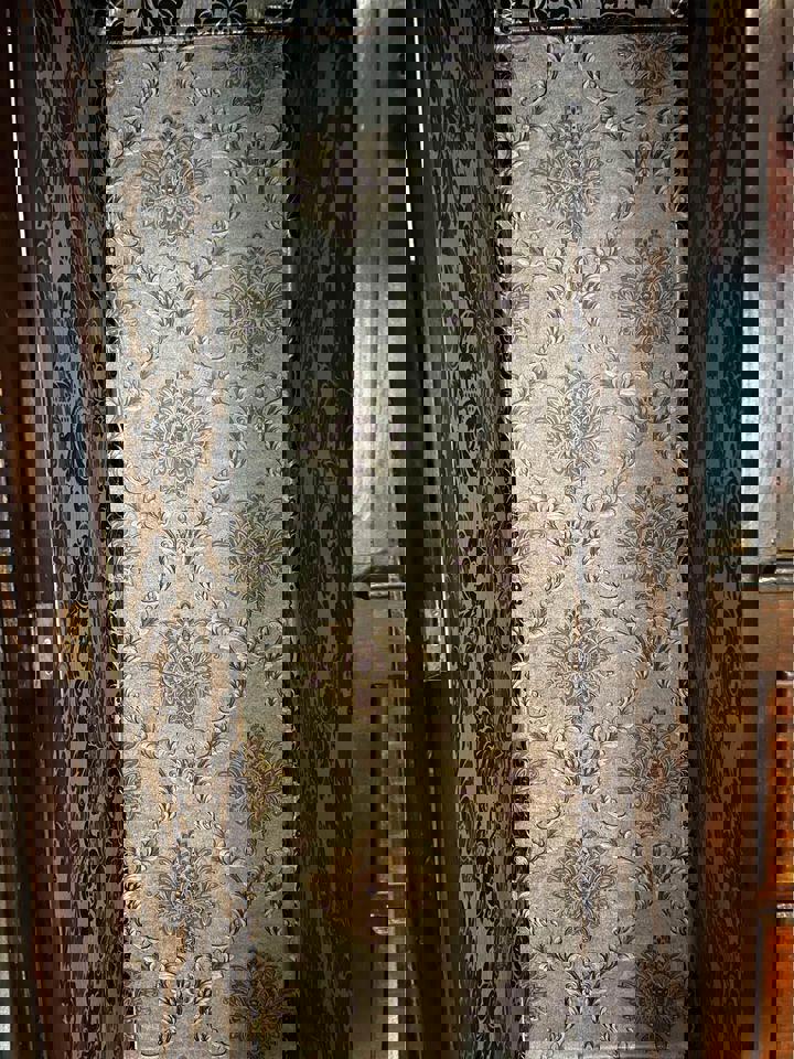 antique mahogany large display cabinet sideboard wall unit comes into 3 parts