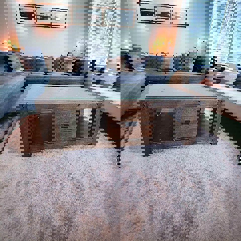 Solid timber rustic sideboard hall stand coffee table $250/p