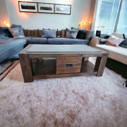 Solid timber rustic sideboard hall stand coffee table $250/p