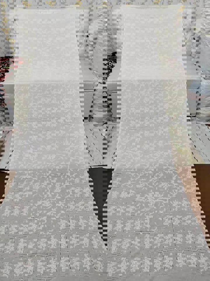 Purely handmade shawls hand craft 3000+hours work highly quality cotton colorful