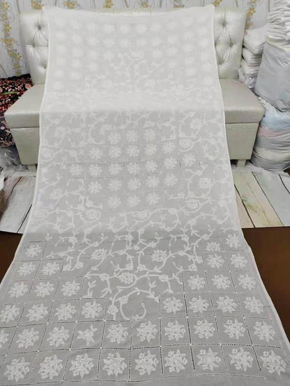 Purely handmade shawls hand craft 3000+hours work highly quality cotton colorful