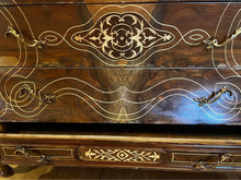 Load image into Gallery viewer, 114x52x110cm antique French style chest of drawers dresser sideboard solid timb
