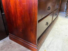 Load image into Gallery viewer, 140x45x82cm tall boy dresser chest of drawers solid timber  smooth drawers
