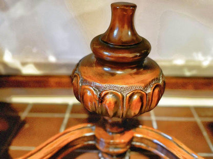 Elegant Vintage Carved Console Table with Mirror hall table