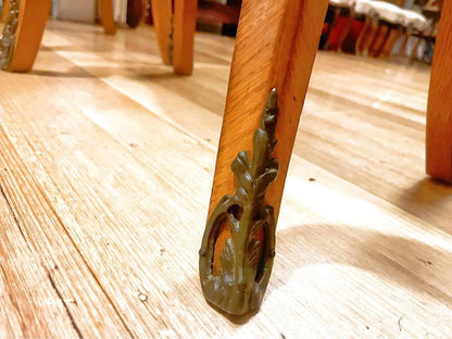 Elegant Vintage Side Tables with Brass Accents hall table hall stand bedside tables Louise XV