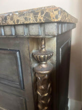 Load image into Gallery viewer, Baroque antique marble top chest of drawers hall stand Morocco  style
