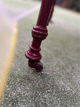 Load image into Gallery viewer, Antique steel single bed frame with wheels solid timber slats and
